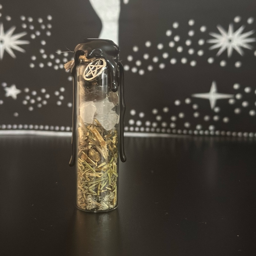 Banishing spell jar